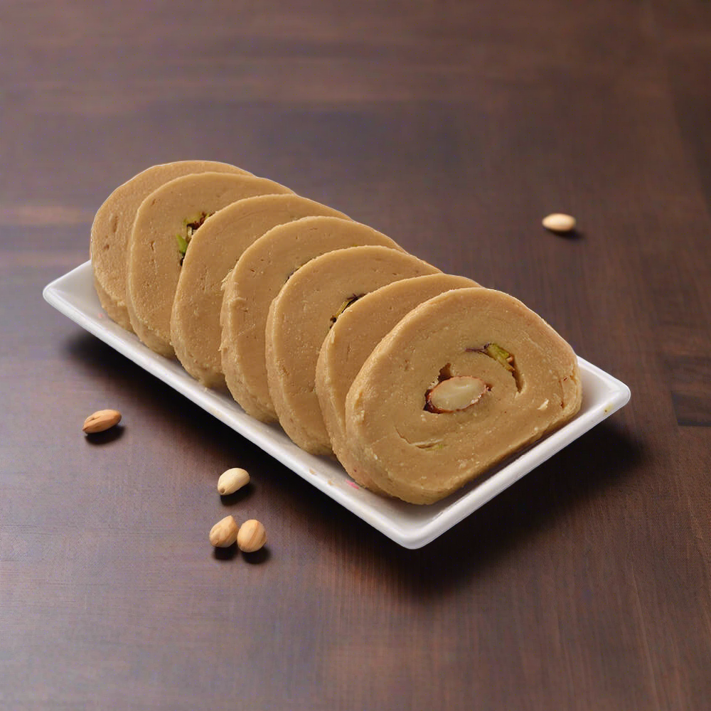 Kaju Cake Roll