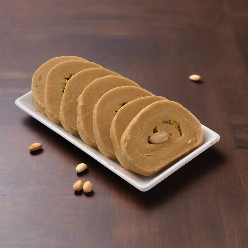 Kaju Cake Roll