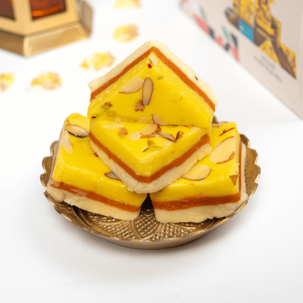 Kesar Anjeer Burfi
